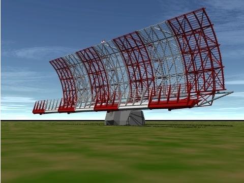 Marconi S264A Primary Radar Detailed 3D Model